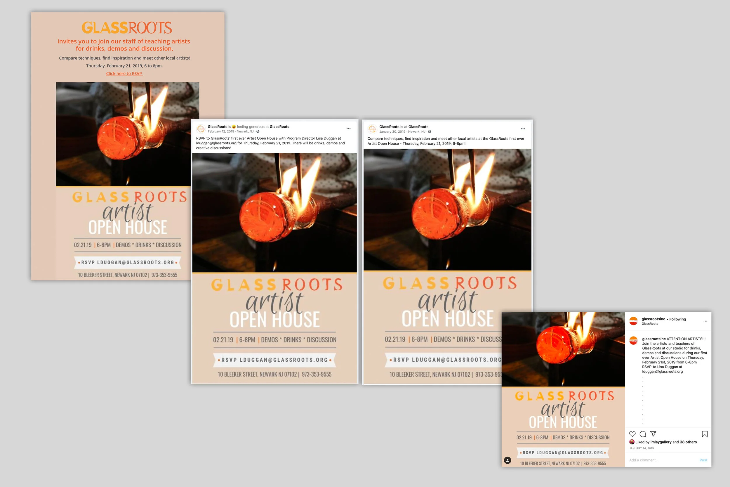  I created Email marketing and social media campaigns  