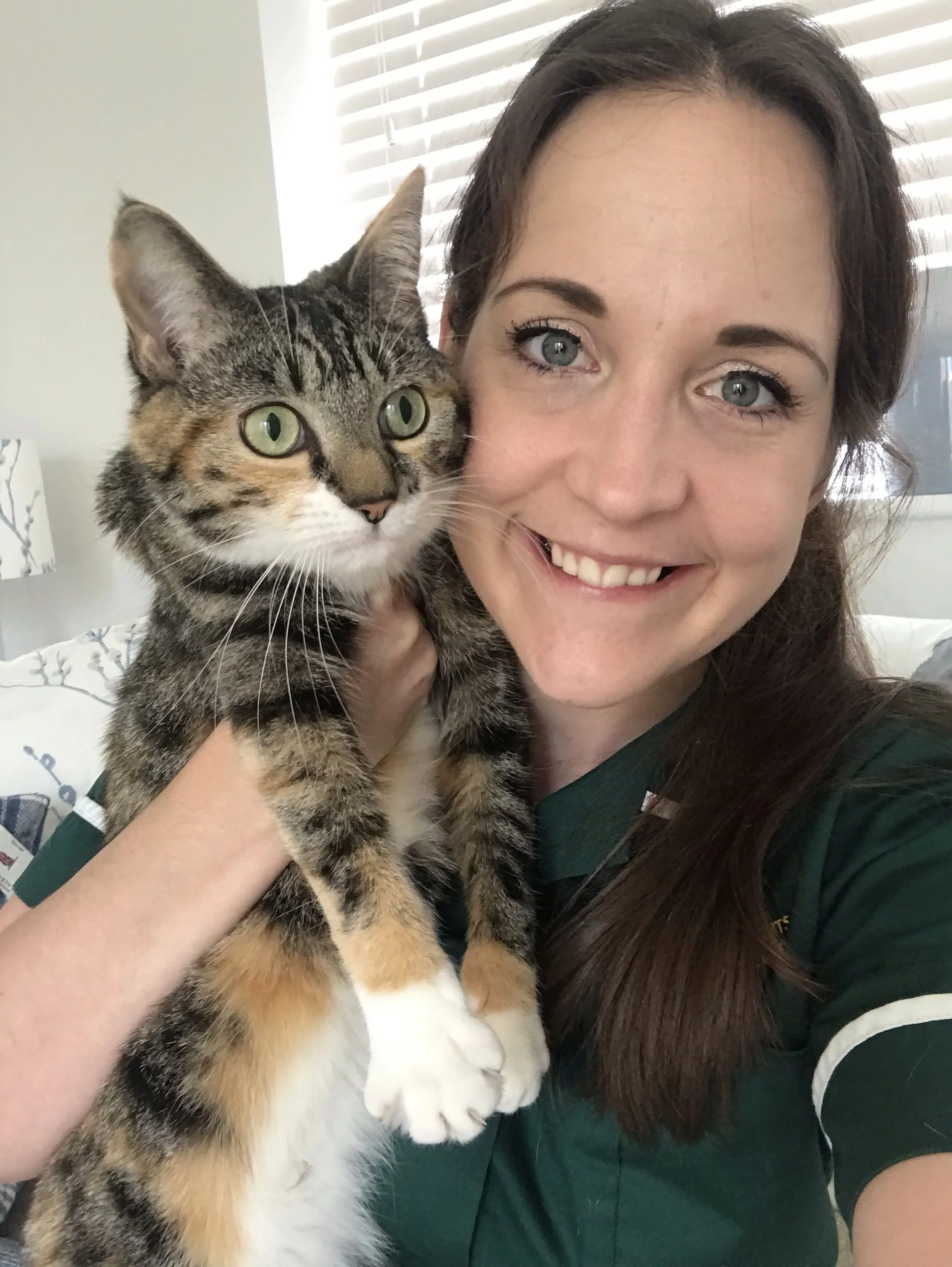 Lou and her fluff ball