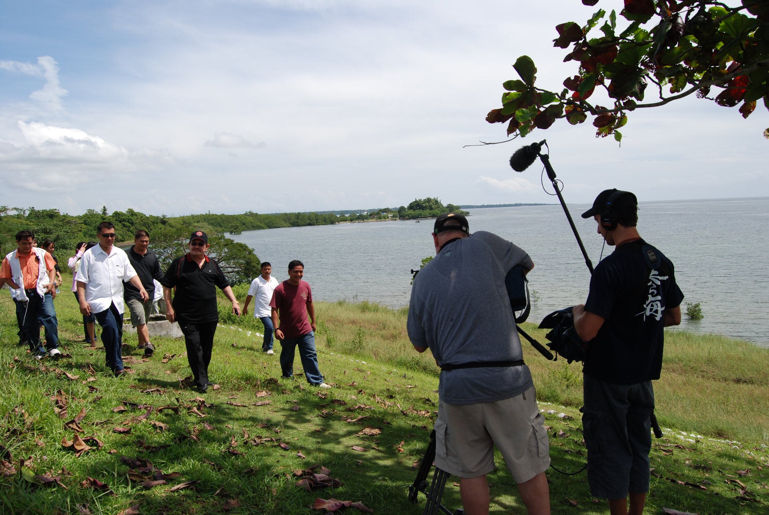 Marc and Adam on the job