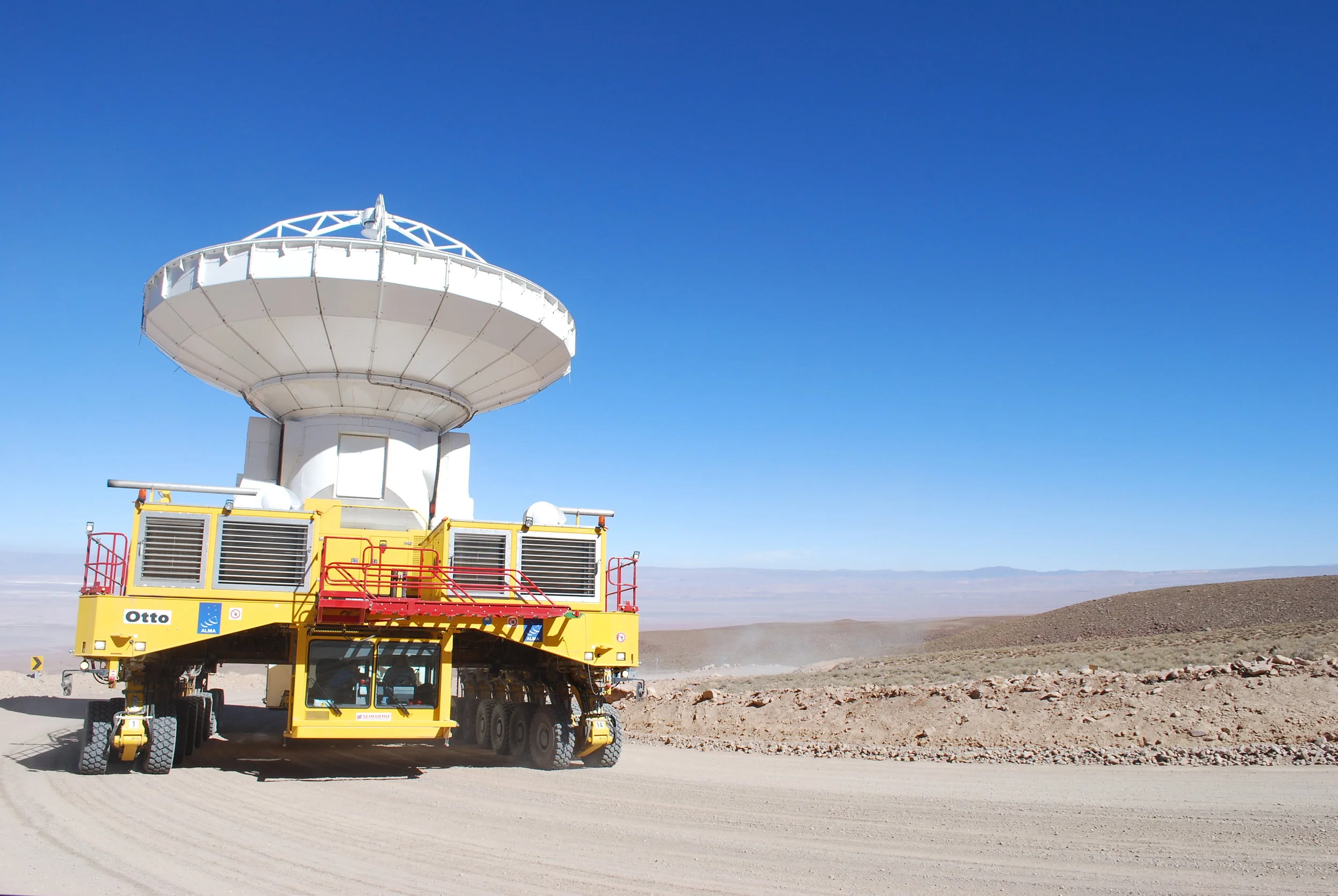 transporting the antenna to the top