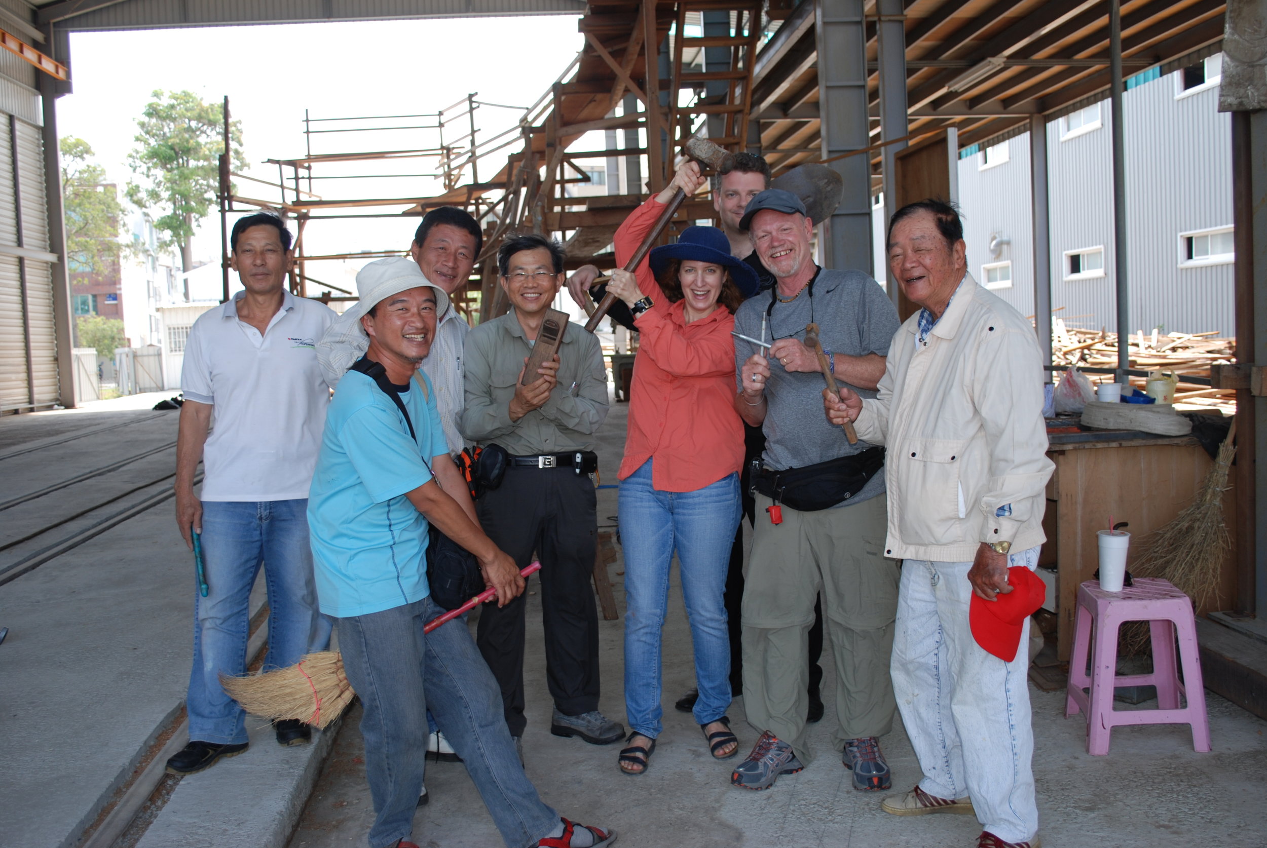 The junk building crew