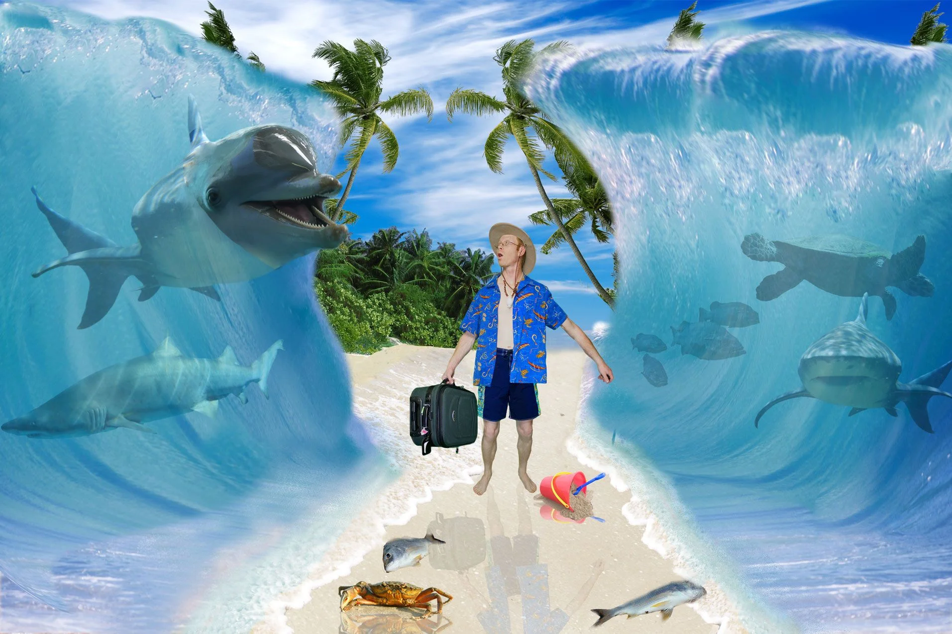 This photo might be photo shopped, and by “might be” I mean I definitely created it in Photo Shop. It only took me so many hours and is the compilation of 30 plus photos.
