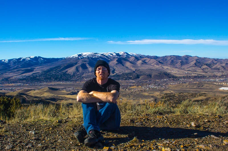 China Peak, overlooking Pocatello, Idaho