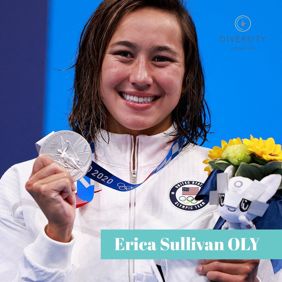 Join us in celebrating Asian American, Native Hawaiian, and Pacific Islander Heritage Month by recognizing Erica Sullivan, an Olympic Swimmer, and her amazing achievements in the sport of swimming! 🏊

Erica has achieved tremendous success in the poo