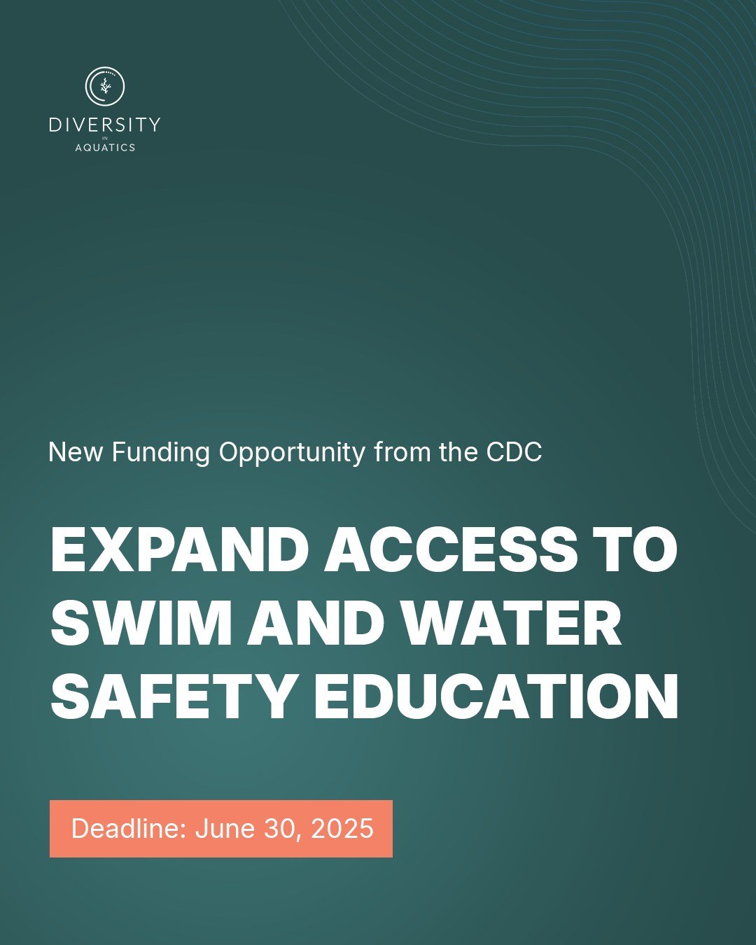 Funding Opportunity: Expand Access to Swim and Water Safety Education

The CDC Foundation is offering up to $100,000 to community-serving organizations to deliver basic swim and water safety skills to school-aged children starting Fall 2025.

Eligibl