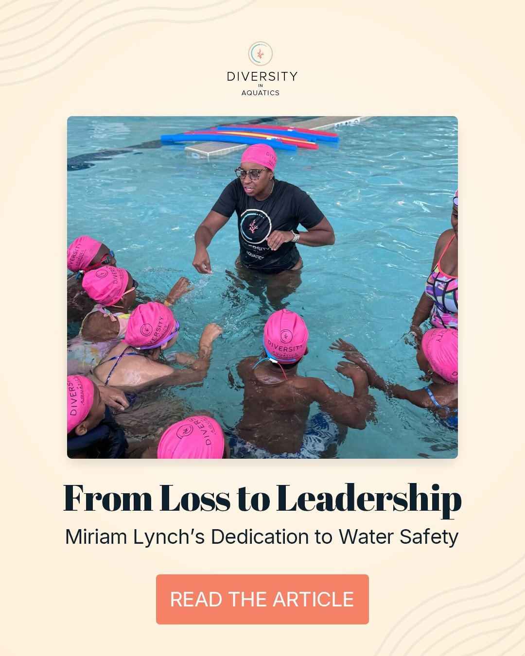 Check out this powerful feature on our Executive Director, Dr. Miriam Lynch, and her lifelong commitment to water safety, equity, and community care.

Her story is a reminder of how personal loss can lead to purpose, and how leadership rooted in comp
