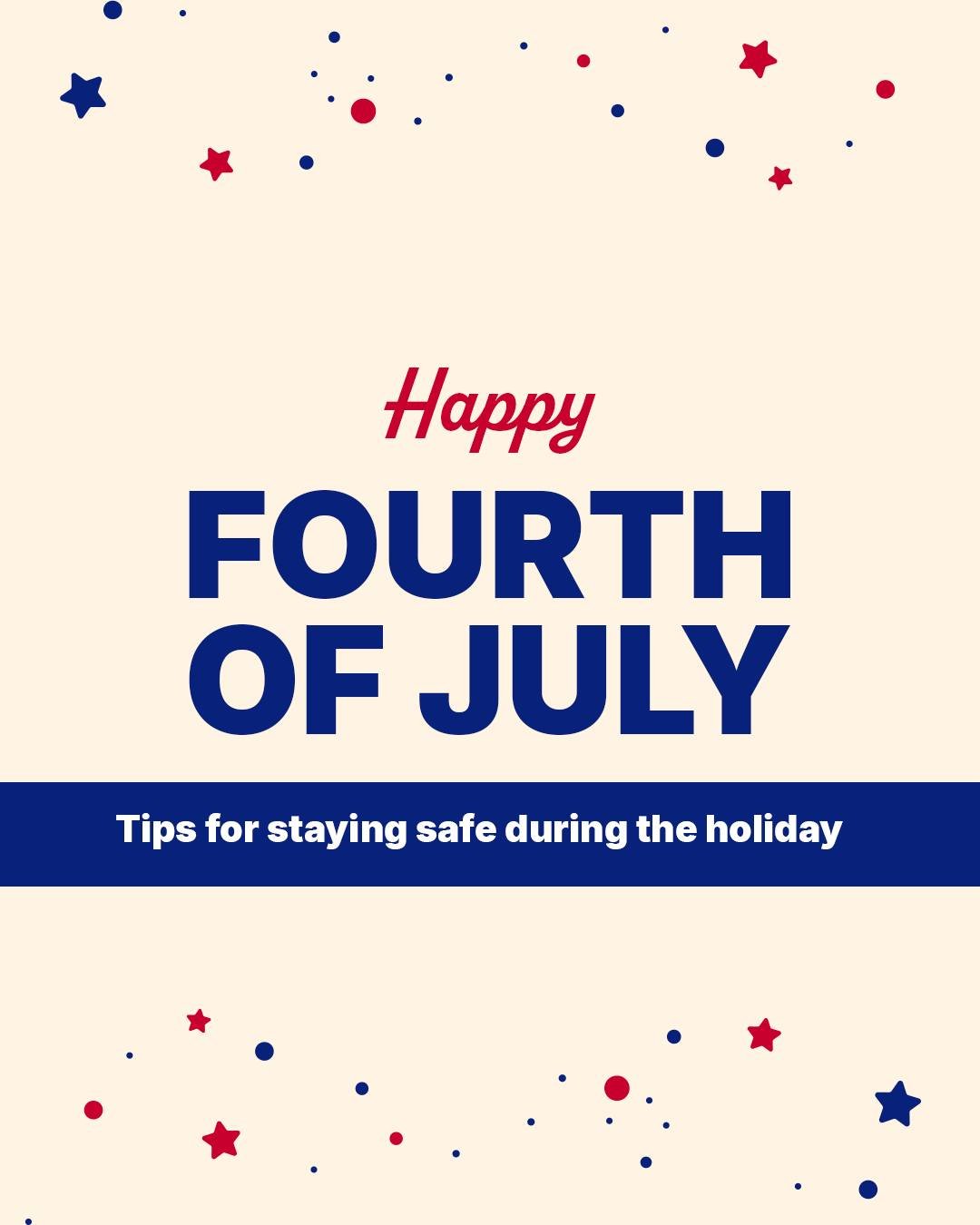As many families gather by pools, lakes, and beaches this Fourth of July, we&rsquo;re reminding everyone to stay safe in and around the water.

💧 Keep a close eye on kids &mdash; even strong swimmers
💧 Designate a water watcher (yes, even during co