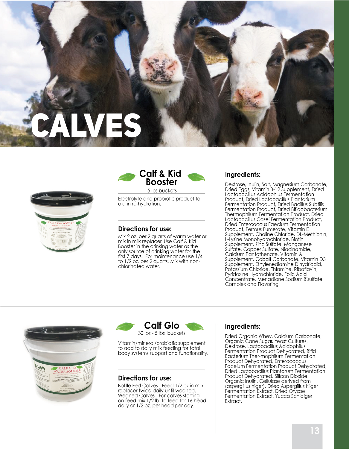 calves — natural way minerals