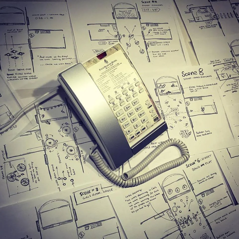 3am, Mexico City - Drawing plans for the crew.&nbsp;