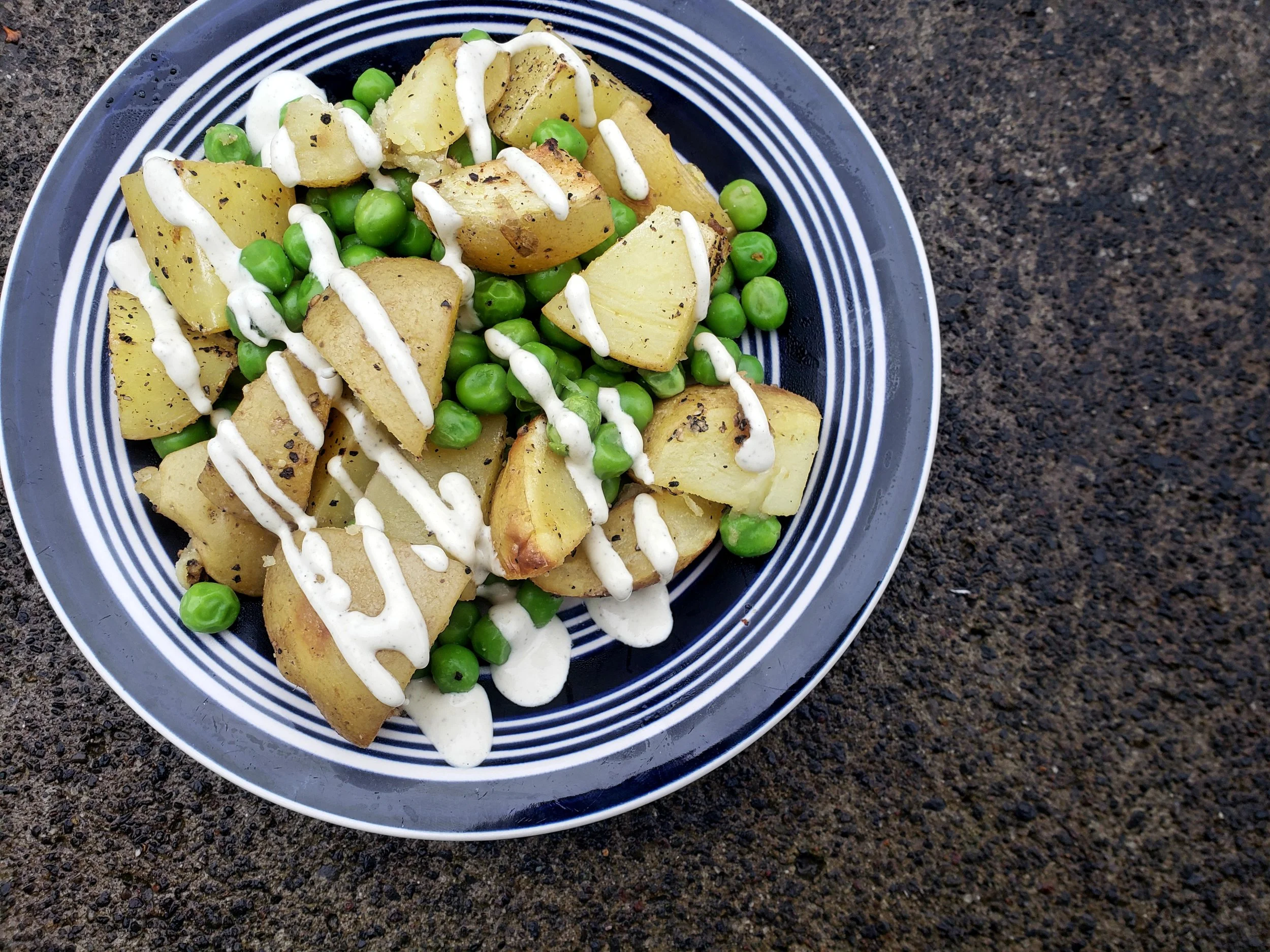 Peppered Potatoes &amp; Peas | Sheet Pan Prep