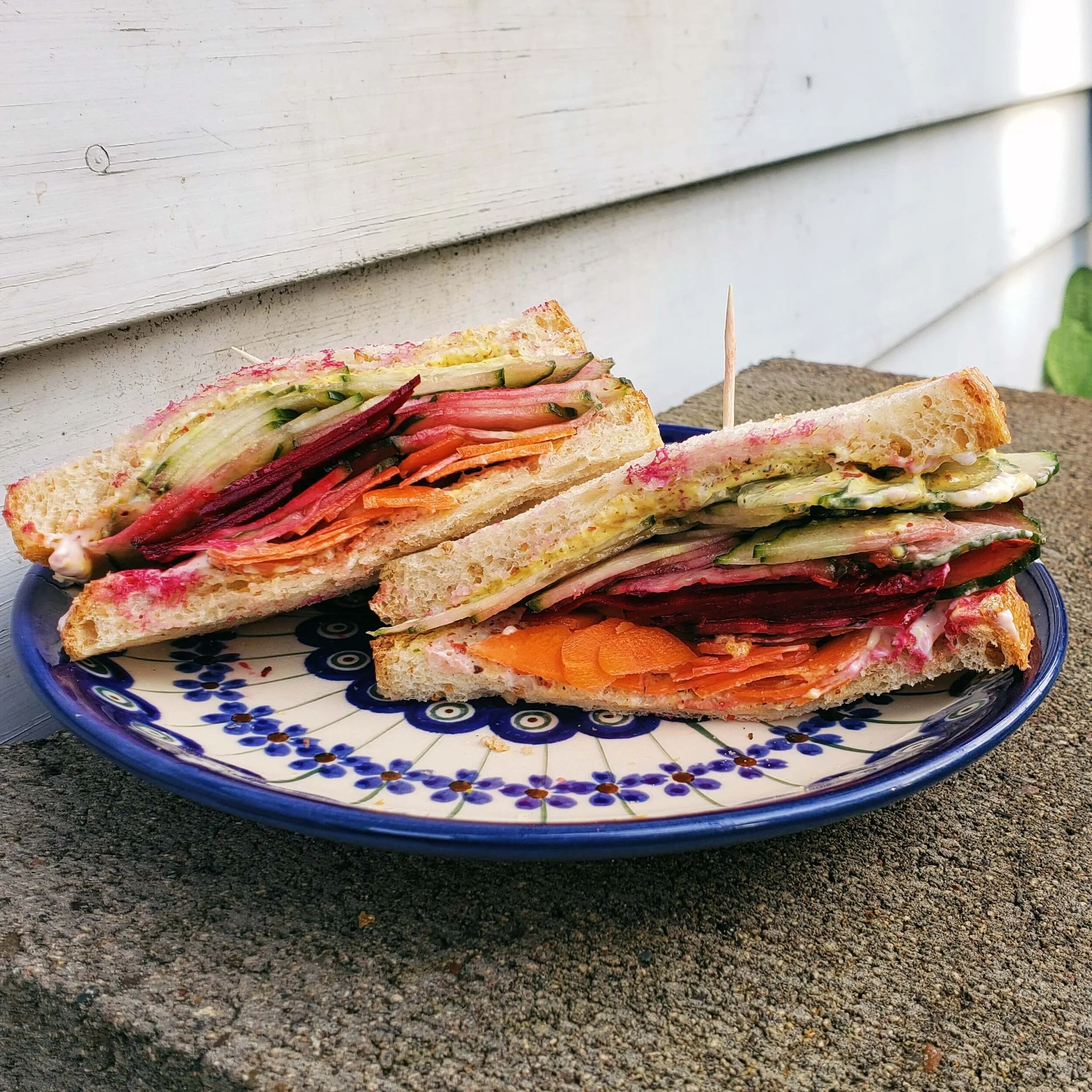 Mandoline-Sliced Veggie Sandwich