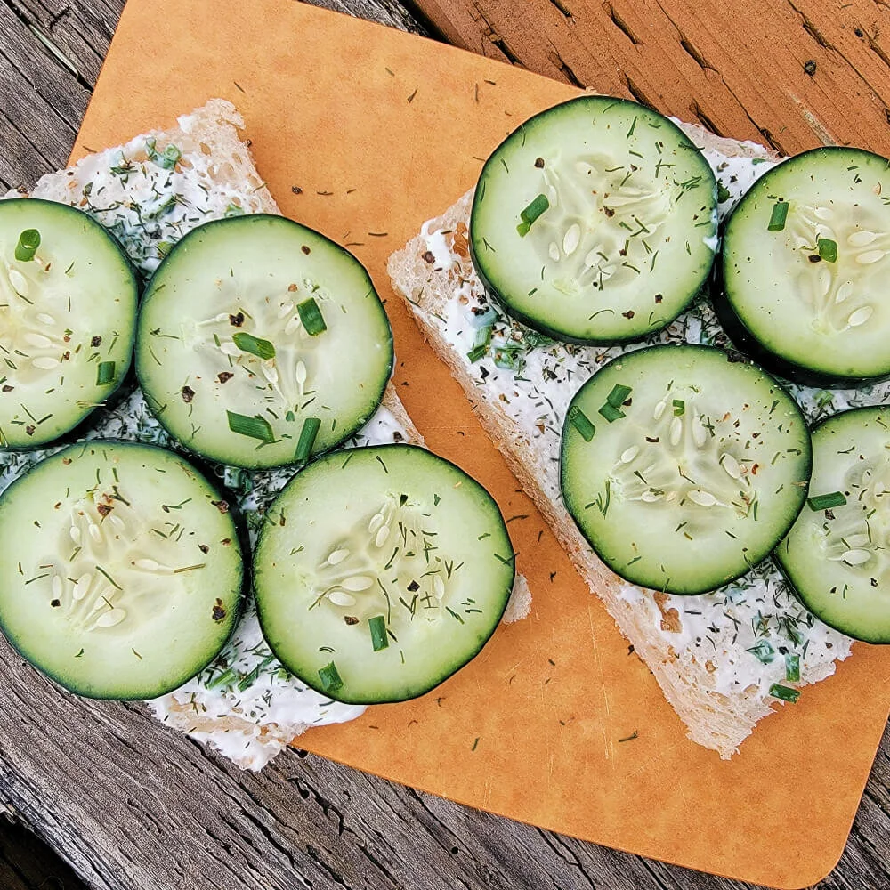 Cucumber Dill Sandwich — grapes lauren