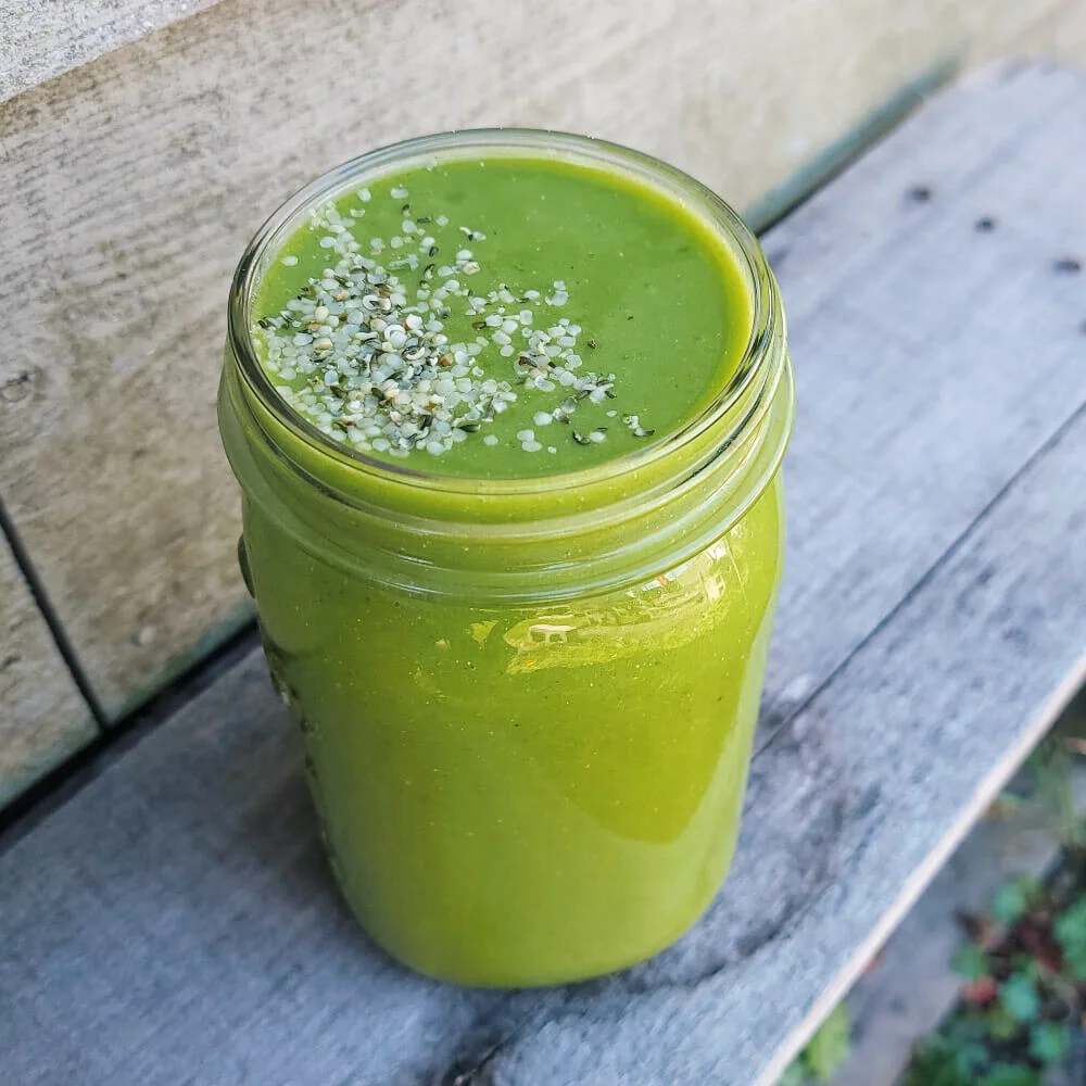 Pineapple and Mango Green Smoothie