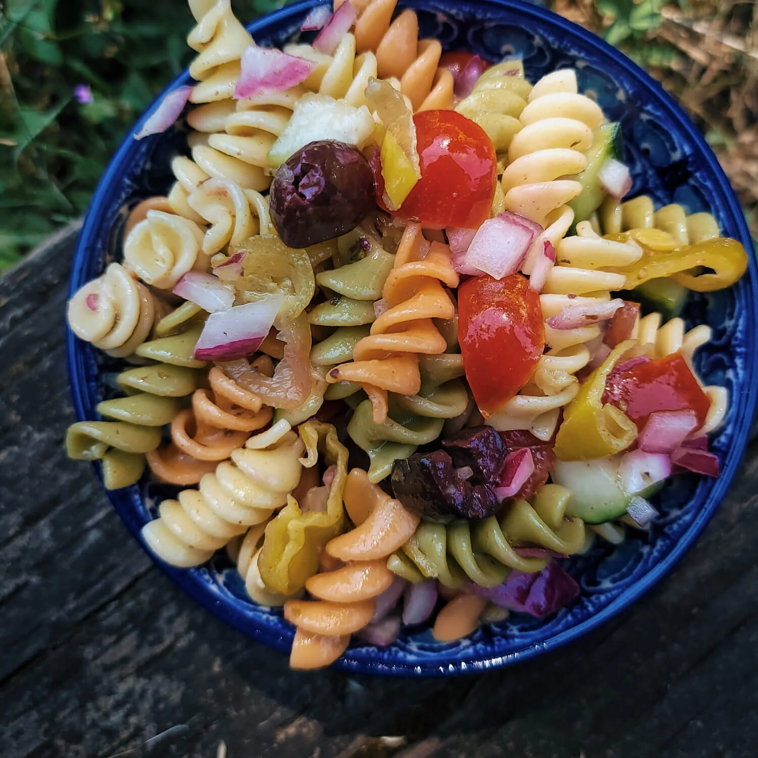 Lemon Veggie Pasta Salad