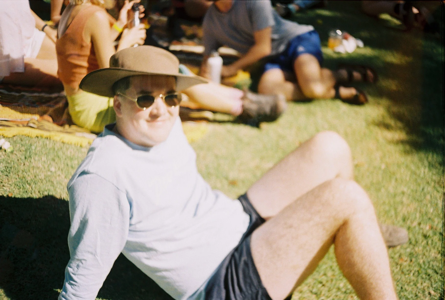 Tobyn soaking up the sun (photo by Emma Stokes)