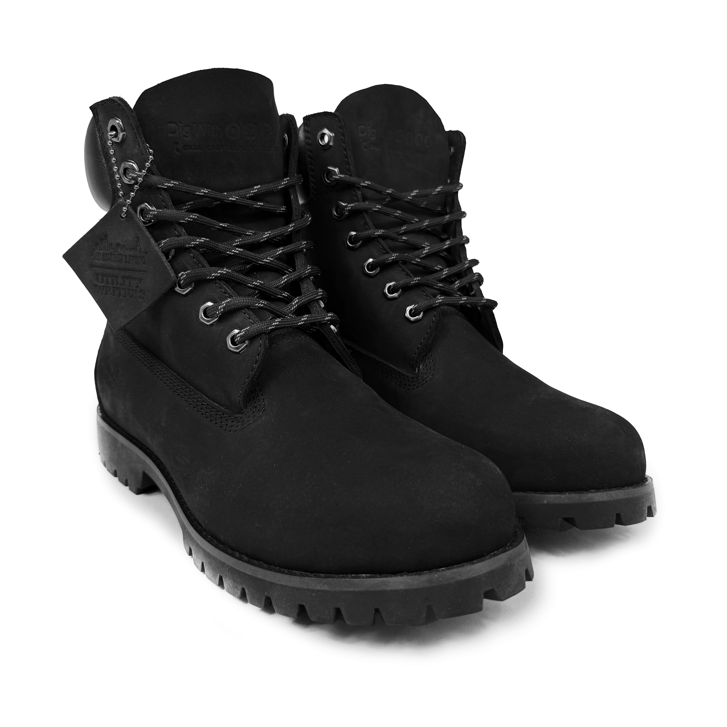 The Utility Writers™ X An Honest Living™ 6-inch Black 'Work Boot'® — An  Honest Living™, image size:2500x2500