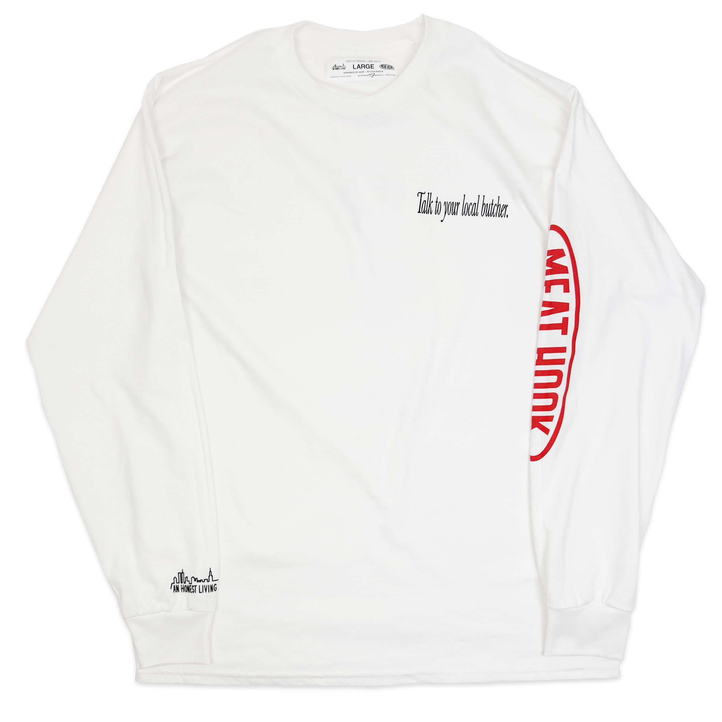 The Meat Hook™ Shop Uniform LS Tee®