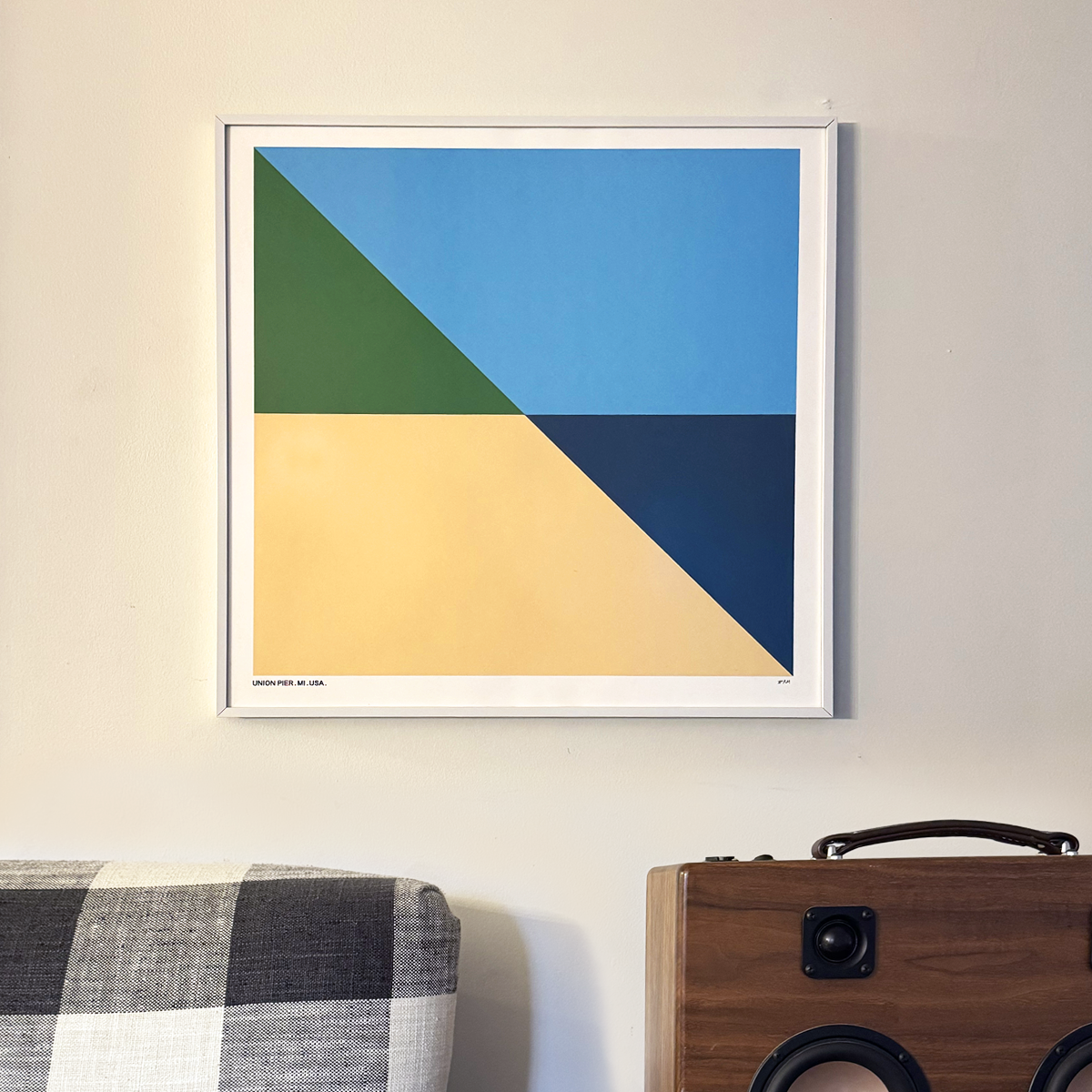 Lake Sky Beach Trees Print