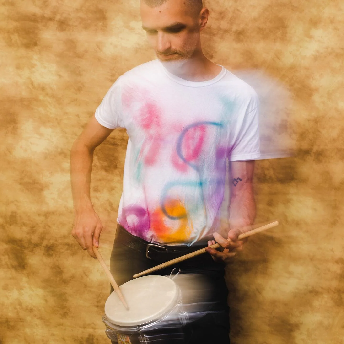Hey. I put a new track up on bandcamp. It&rsquo;s a 21-minute-long drum roll on my favorite drum (pictured above). No mixing no editing no anything else. The flow of water is a helpful thing to think about. I recorded it with my eyes closed and my br