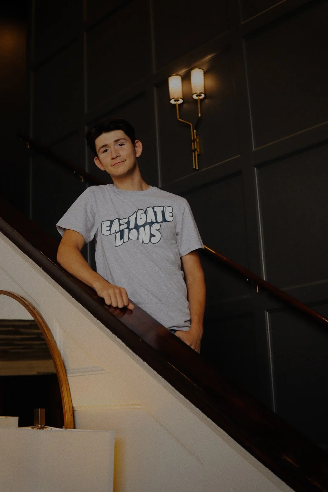 Gray Eastgate Lions Bubble Short sleeve