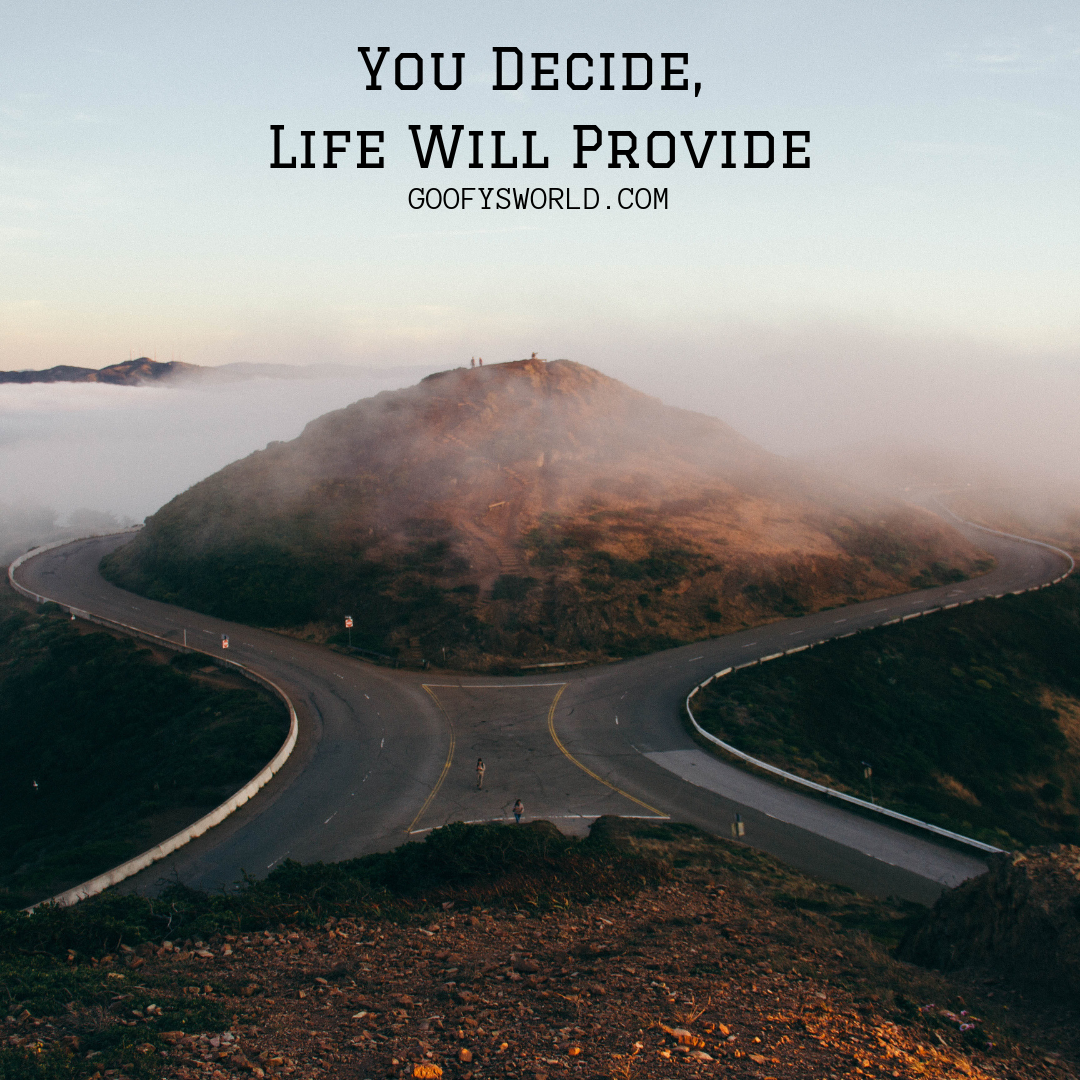 You Decide, Life Will Provide