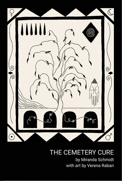 cover of The Cemetery Cure by Miranda Schmidt with art by Verena Raban