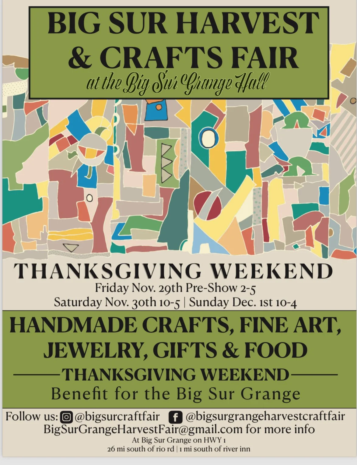 Big Sur Grange Craft Faire