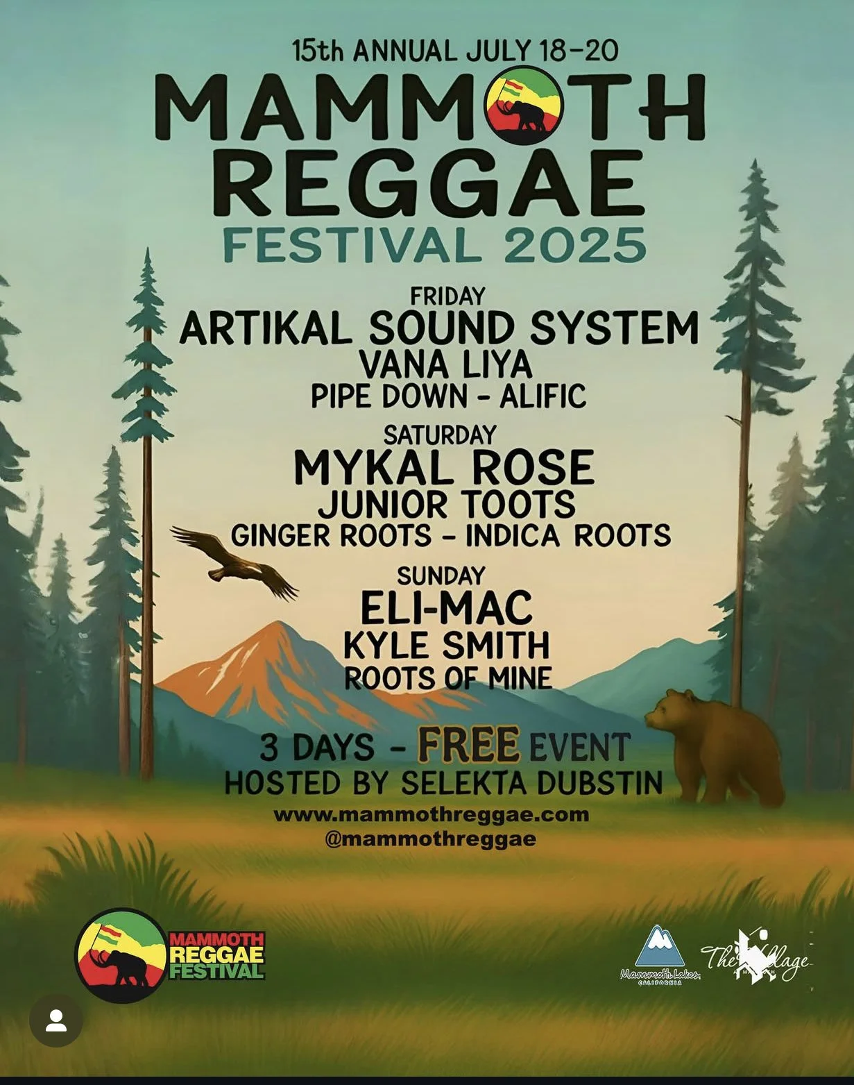 Mammoth Reggae festival