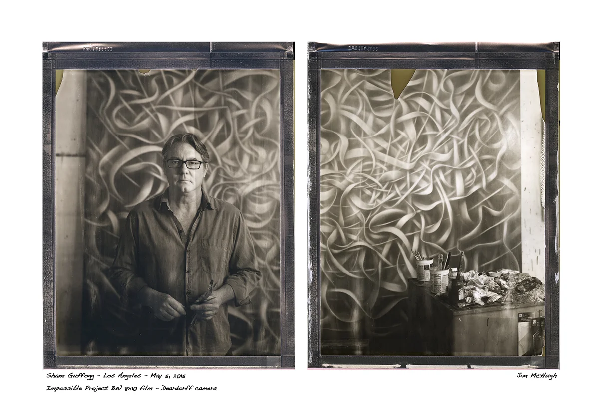 Jim McHugh photograph of Shane Guffogg used for the cover of Guffoggs museum tour catalog
