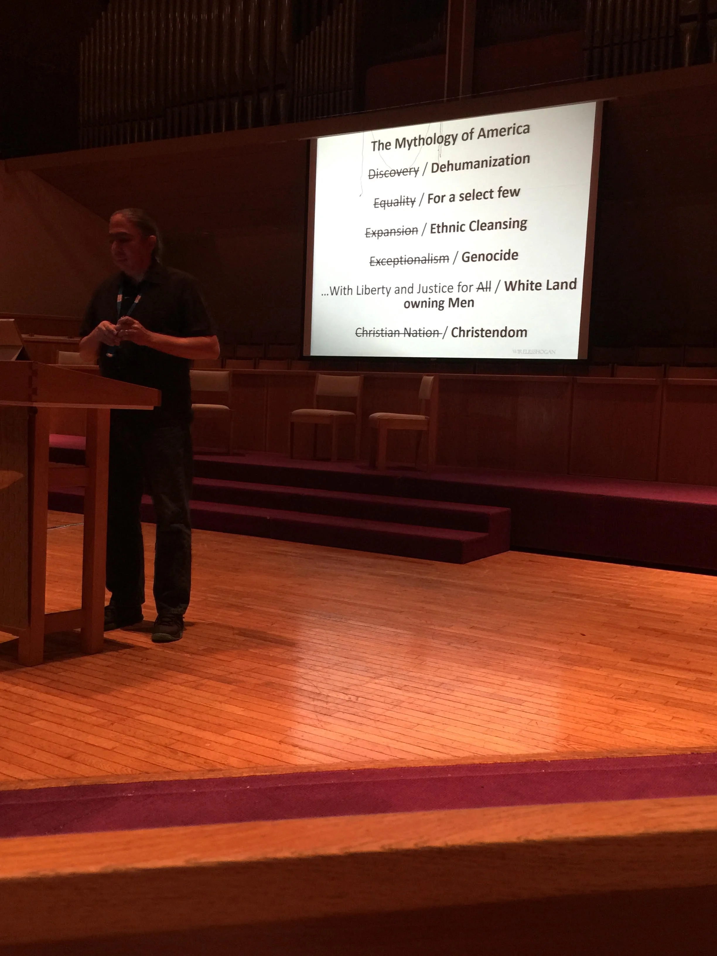 Mark Charles at Project Peace Speaker Series- Berkeley, CA