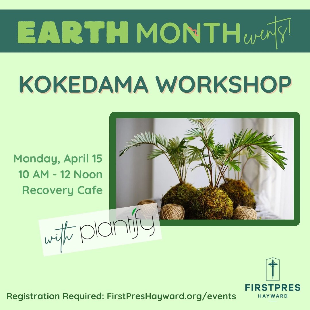 In honor of Earth Month we will be holding a Kokedama Workshop! If you would like to join us please register online or sponsor one of our @everyone__deserves Recovery Cafe guests to attend. 

Kokedama (苔玉, in English, literally &ldquo;moss ball&rdquo