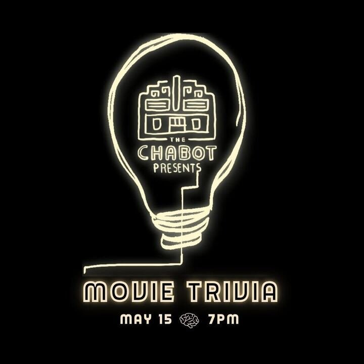 TONIGHT! Come one and come all for movie trivia at the Chabot! Gather your team, test your knowledge, and win prizes. The event is free, but you&rsquo;re invited to purchase concessions liberally! Bring your friends! @thechabottheater