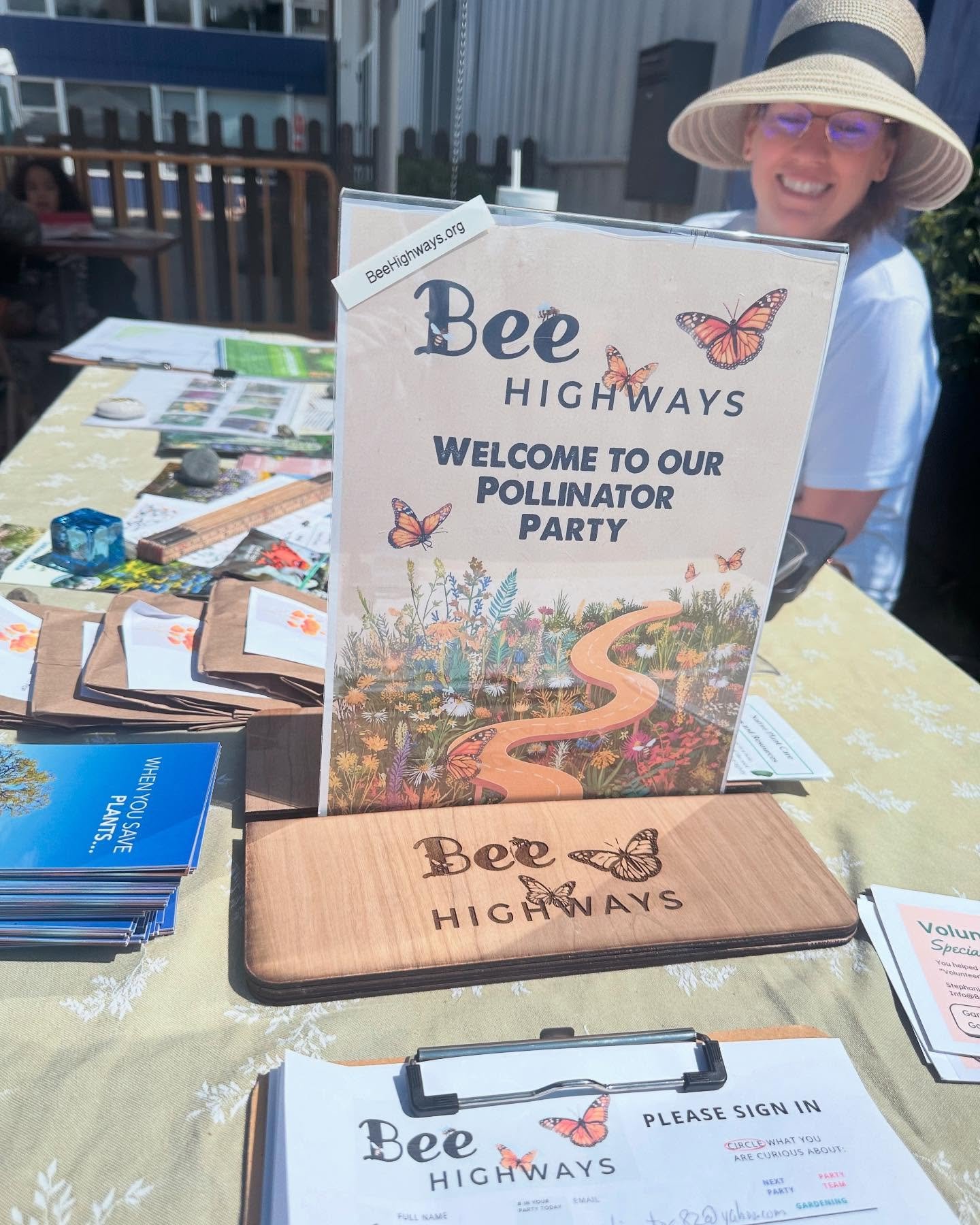 Pollinator Party! Thank you to everyone who came out to plant native plants, and keep our pollinators (and planet) happy! A special thank you to Stephanie Brady and Mike Egusa, for their organizing of this event and education for the whole community 