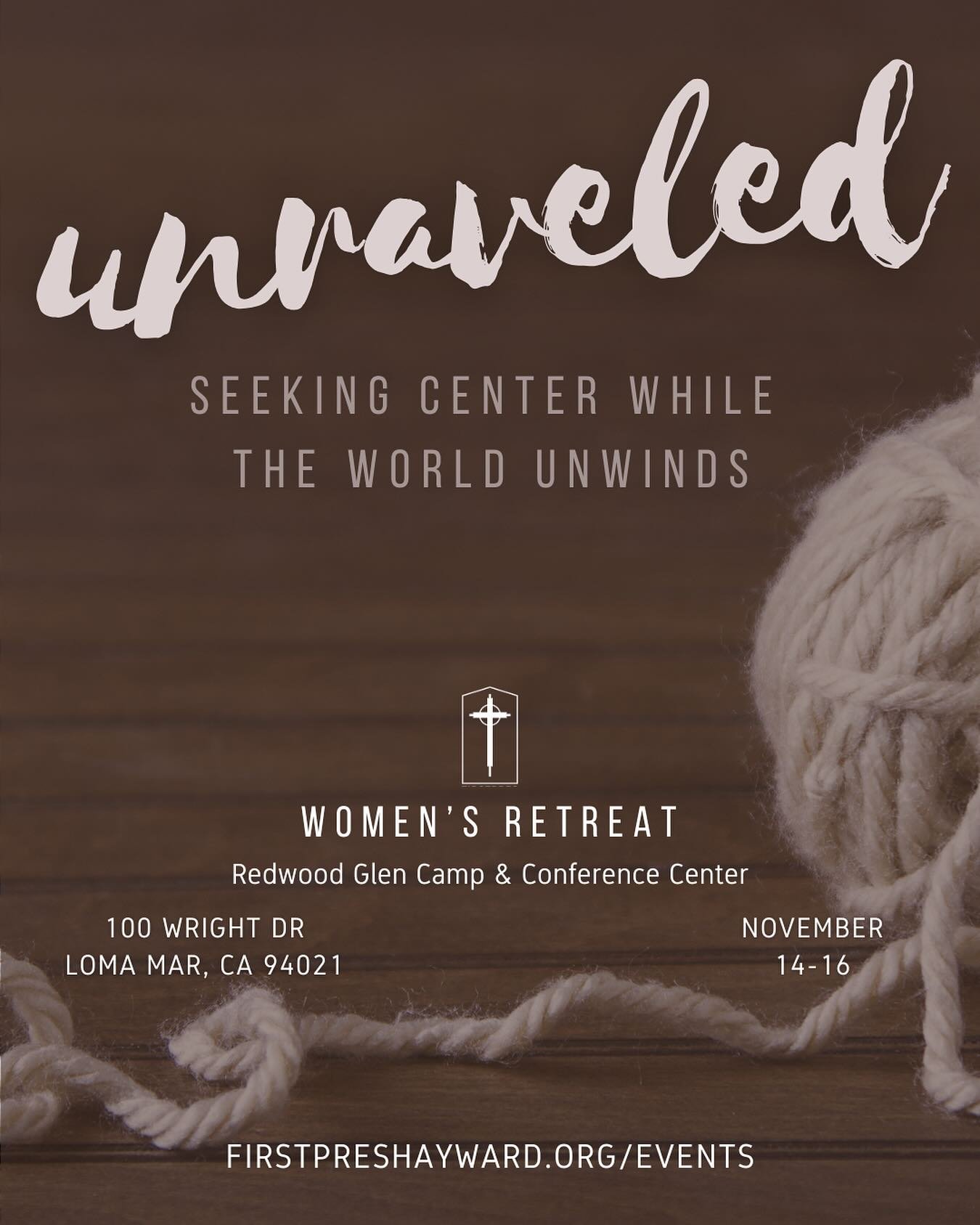 Have you registered yet? Join us for a weekend of intentional spiritual practice, communal connection, and prayerful soul investment, so that we might continue to live and love in a breaking world that needs us to stay whole. Pastor Hallie, Chizu, an