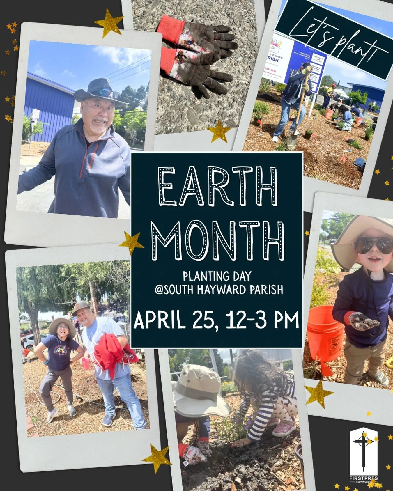 This Saturday! Come to South Hayward Parish to help us plant! #earthmonth #handsinthesoil