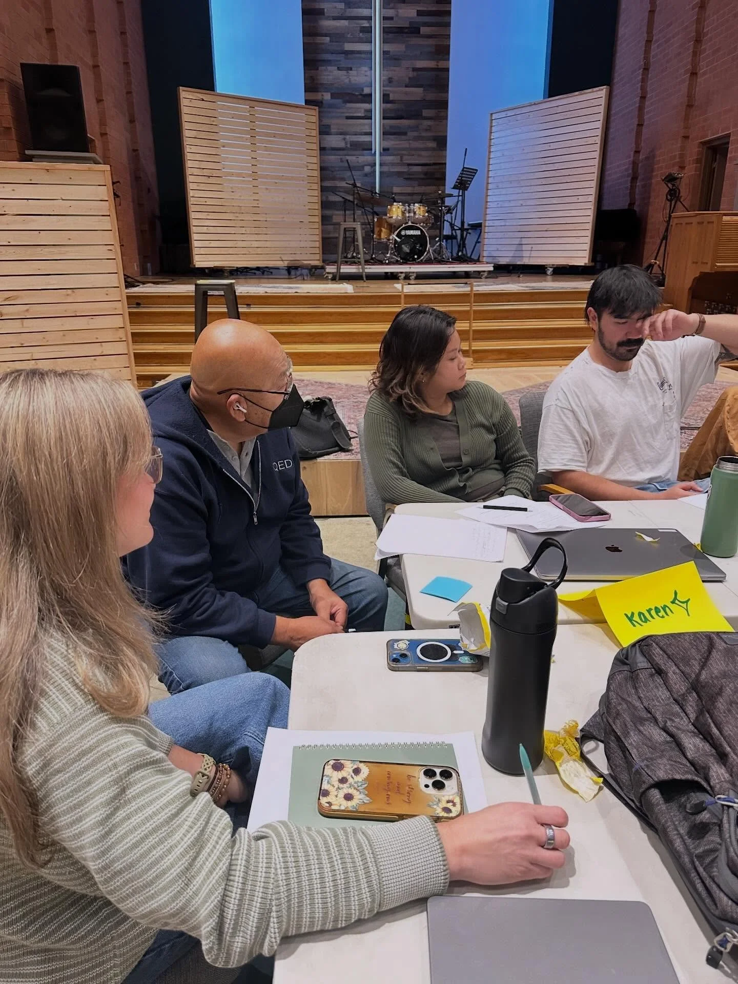 Staff and Session looking serious for strategic planning workshop day! Grateful for these leaders, their stubborn resilience, and the hope for new ways of continuing this work in new days ahead. #growingalways