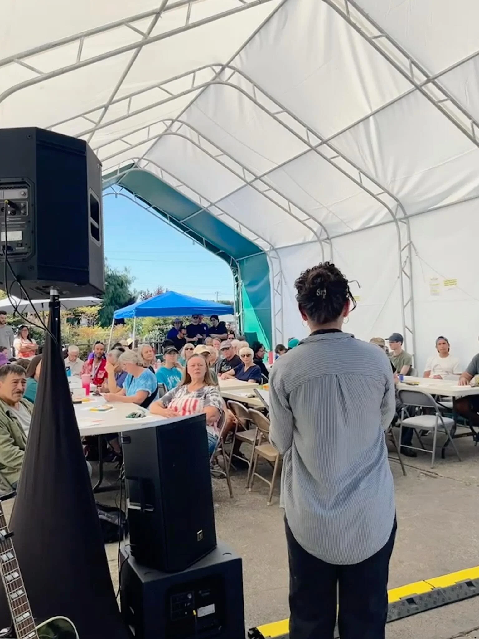 Yesterday we gathered to worship and work at our South Hayward Parish campus. We gave thanks for the work that has been done, and offered prayers for the work that is ahead. Today we enter our final week of food pantry operation, but we&rsquo;re stil