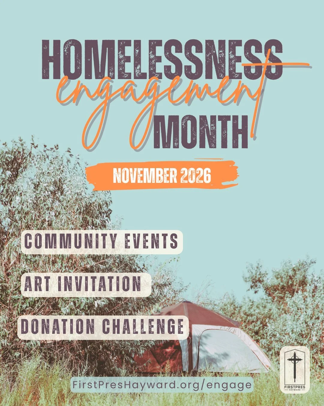 Welcome to Homelessness Engagement Month! For 6 years, we have served as the primary emergency shelter(s) in unincorporated Alameda County and Hayward. Now, this work has expanded far beyond providing a space for our unhoused neighbors to sleep. We'd