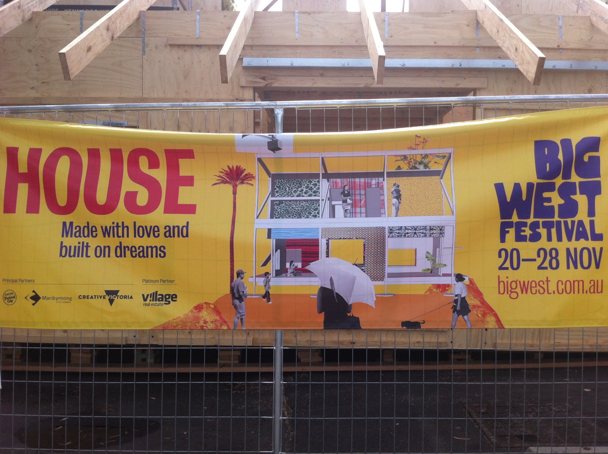  Installing HOUSE, Footscray 2015 