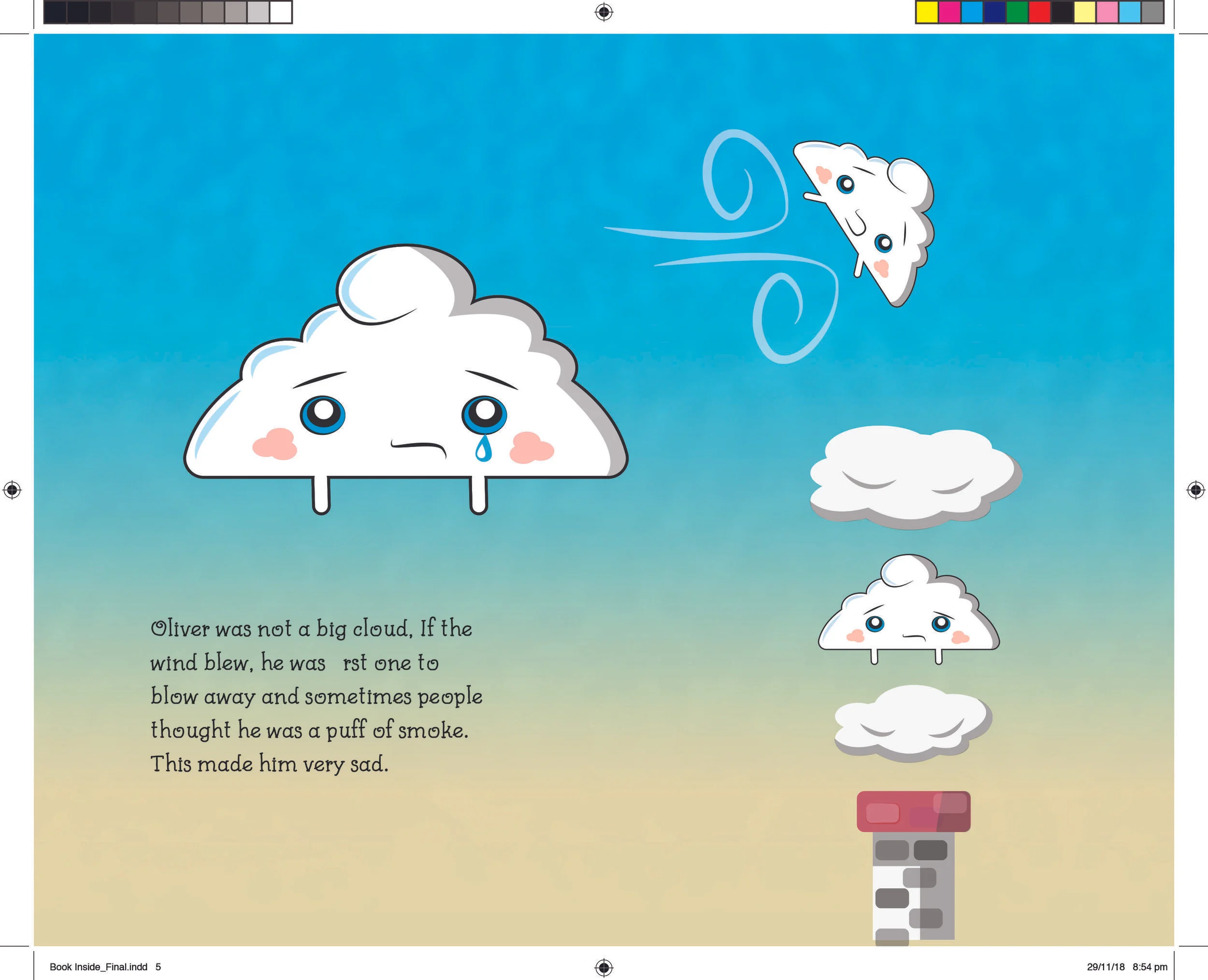 Story Book print layout project - Adobe Illustrator & InDesign