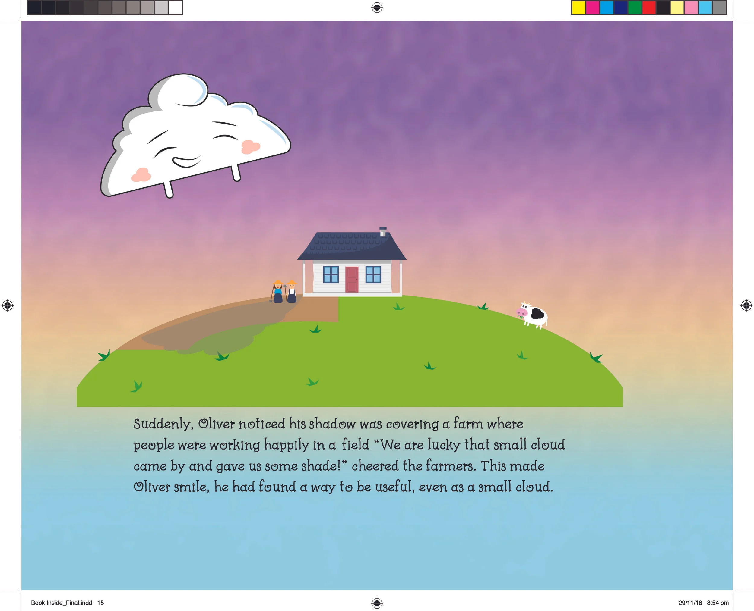 Story Book print layout project - Adobe Illustrator & InDesign