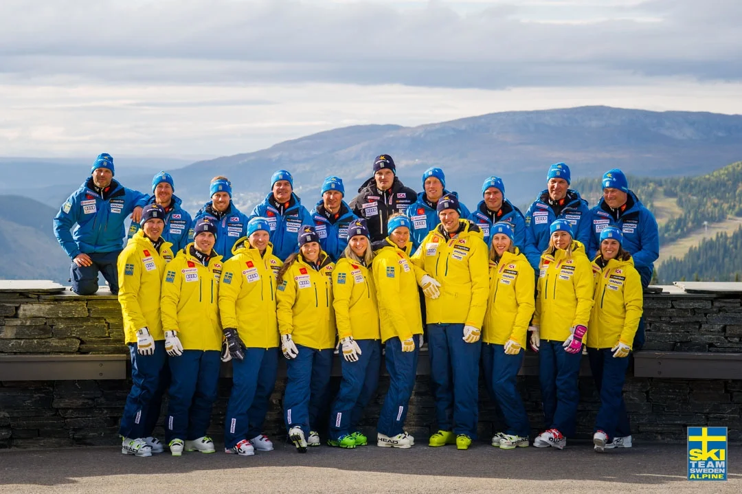 sweden alpine ski team sponsored by goldwin since '87