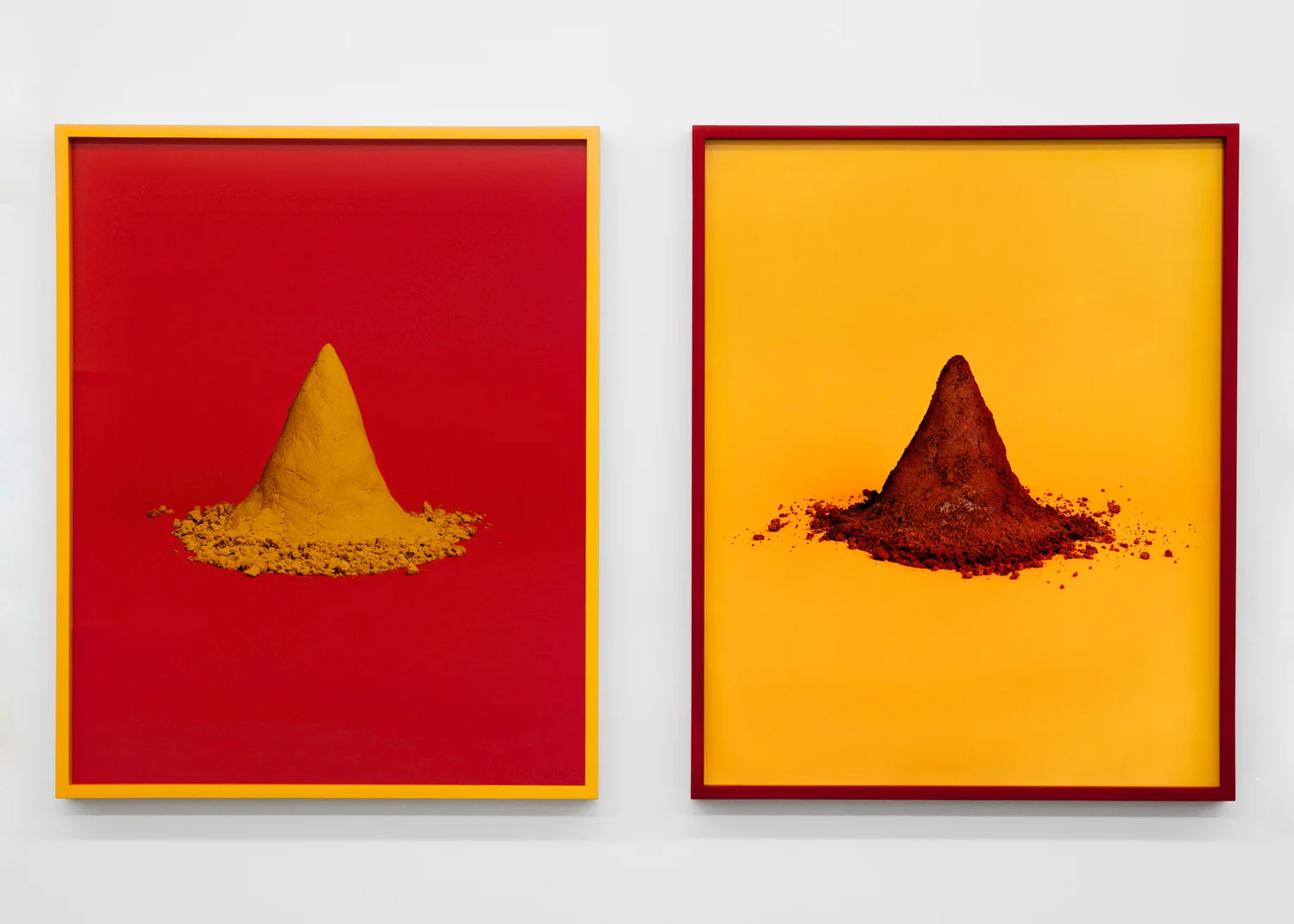 "Kumkum & Turmeric", 2 - 20"x 25" C-Prints, 2012