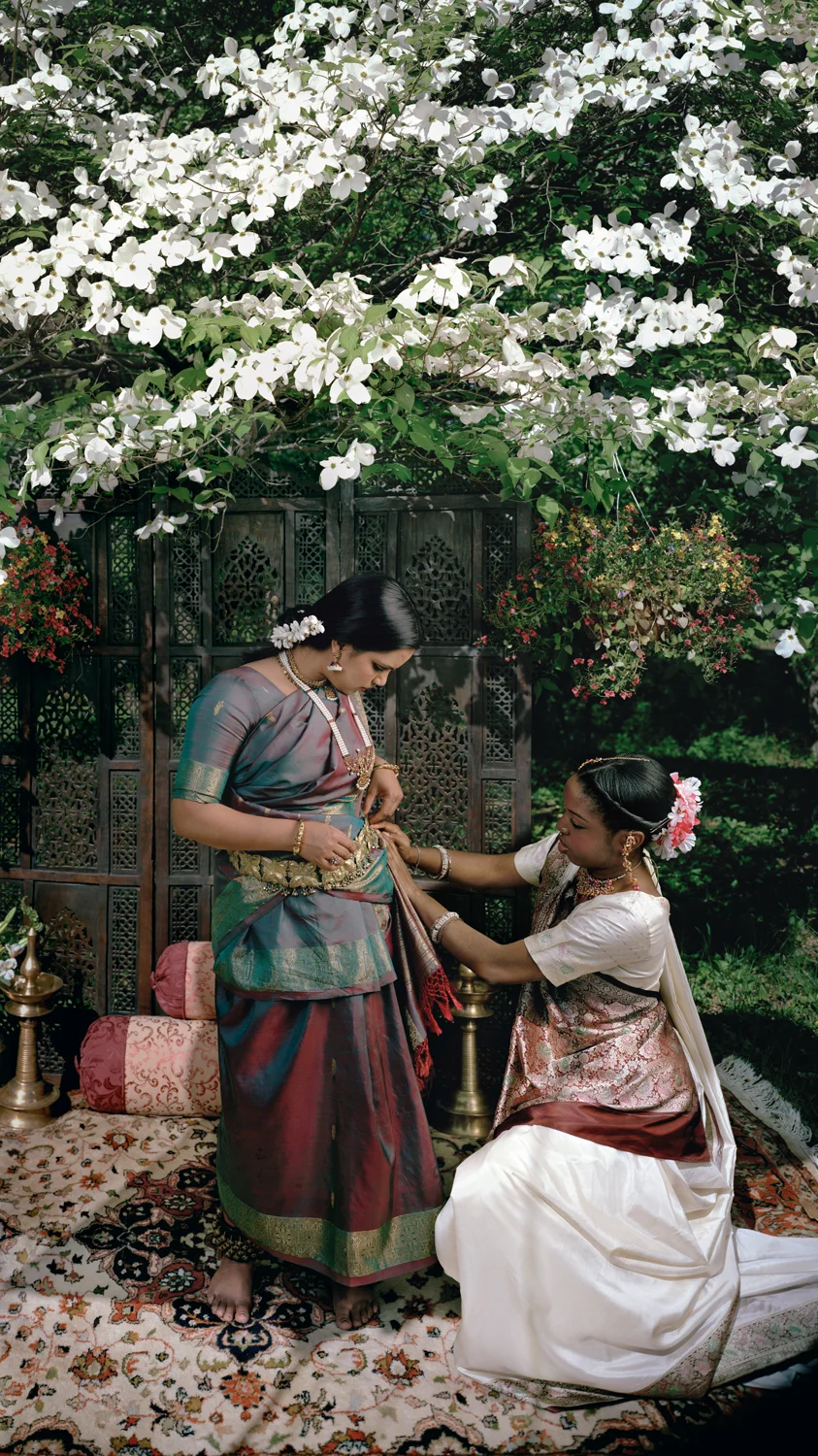 “Vrnda & Acyuta”, 72"x 38" C-Print 2009