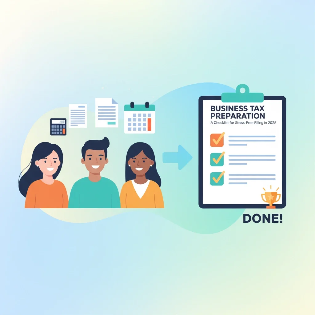 Business Tax Preparation: A Checklist for Stress-Free Filing in 2025