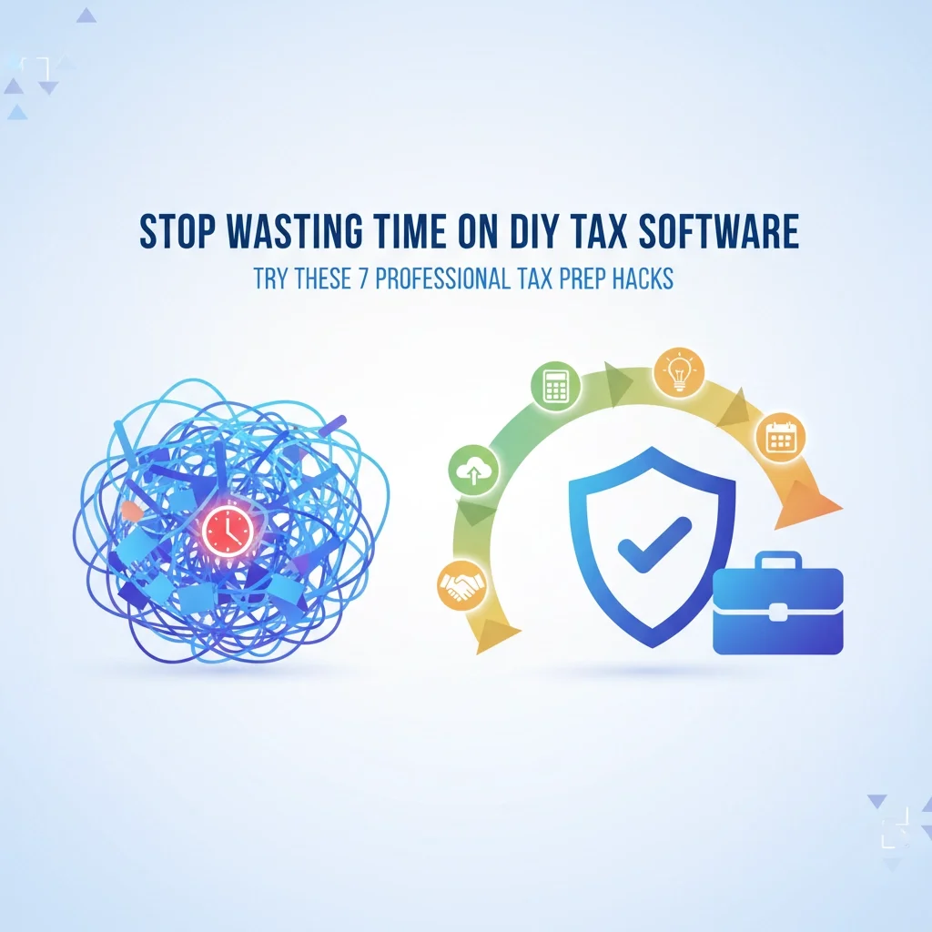 Stop Wasting Time on DIY Tax Software: Try These 7 Professional Tax Prep Hacks