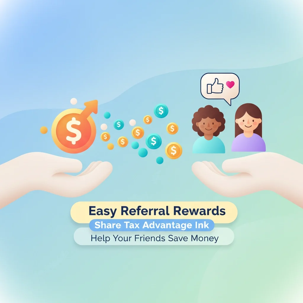 Easy Referral Rewards: Share Tax Advantage Ink and Help Your Friends Save Money