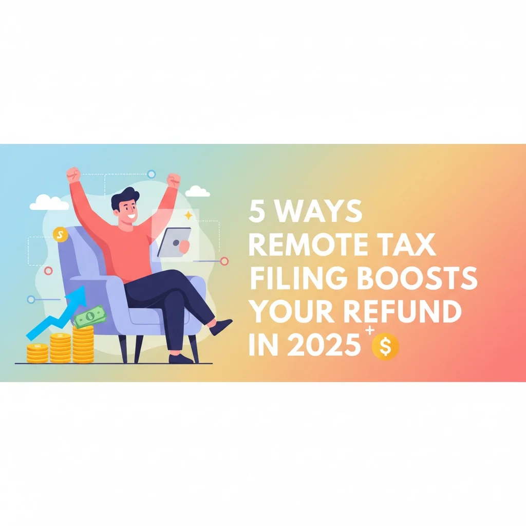 5 Ways Remote Tax Filing Boosts Your Refund in 2025