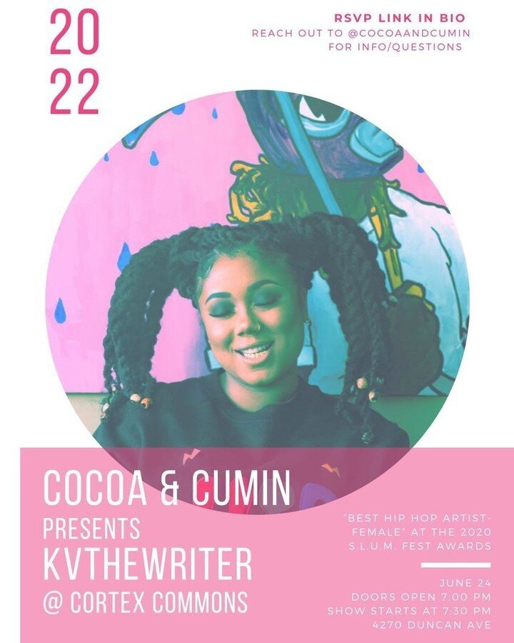 🚨 Performance Alert 🚨​​​​​​​​
​​​​​​​​
I've been wanting to perform at a @cocoaandcumin show for a while and I get my chance on Friday, June 24th! ​​​​​​​​
​​​​​​​​
Putting together a very intimate show and planning to share some big news 🤫​​​​​​​