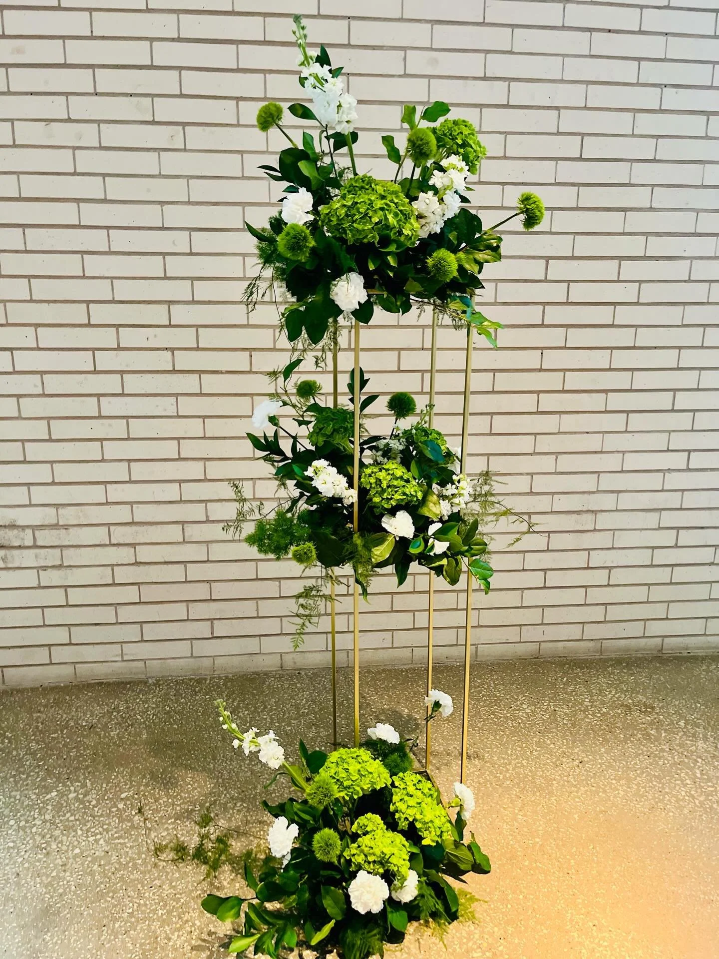 Whether traditional is your vibe or you are all about modern design, floral arrangements are a canvas for your creativity! These unconventional green and white arrangements are proof that different can be stunning. 

We enjoy collaborating with our c